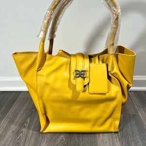 Sam Edelman Weylyn Tote Tuscan Yellow NWT